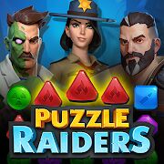Скачать Puzzle Raiders: Зомби Три в Ряд РПГ - Мод открытые покупки RU версия Зависит от устройства бесплатно apk на Андроид