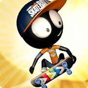 Скачать Stickman Skate Battle - Мод открытые уровни Русская версия 2.3.4 бесплатно apk на Андроид