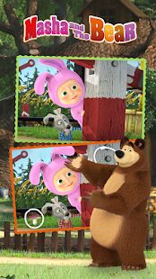 Скачать Маша и медведь - Найди отличия - Мод меню RU версия 3.9 бесплатно apk на Андроид