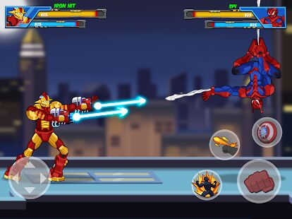 Скачать Robot Super: Hero Champions - Мод много монет RUS версия 1.0.8 бесплатно apk на Андроид