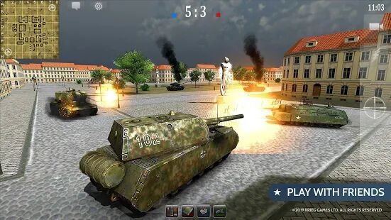 Скачать Armored Aces - Танки в мировой войне - Мод безлимитные монеты RUS версия 3.1.0 бесплатно apk на Андроид