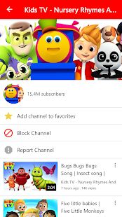 Скачать KidsTube - Разблокированная Русская версия 5.21.5 бесплатно apk на Андроид