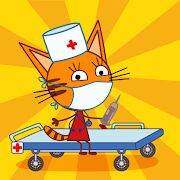 Скачать Три кота: Больница для животных. Уколы и прививки - Мод безлимитные монеты RU версия 1.1.0 бесплатно apk на Андроид