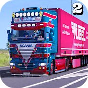 Скачать Euro Truck Transport Simulator 2: Cargo Truck Game - Мод меню Русская версия 2.3 бесплатно apk на Андроид