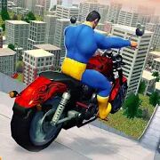 Скачать Супер Герой Мега Скат - Мото Вождение И Гонка - Мод много монет RUS версия 4.3 бесплатно apk на Андроид