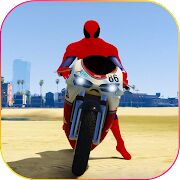 Скачать Superhero Tricky bike race (kids games) - Мод меню RUS версия 1.6 бесплатно apk на Андроид