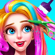 Скачать Парикмахерская для девочек - Мод открытые покупки RUS версия 3.1.5052 бесплатно apk на Андроид
