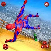 Скачать Скорость робота супергероя: игра супер героя - Мод меню RUS версия Зависит от устройства бесплатно apk на Андроид