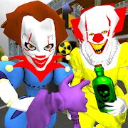 Clown Brothers. Neighbor Escape 3D