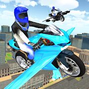 Скачать Flying Motorbike Simulator - Мод много денег RU версия 1.21 бесплатно apk на Андроид