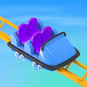 Скачать Idle Roller Coaster - Мод много монет RUS версия 2.6.4 бесплатно apk на Андроид