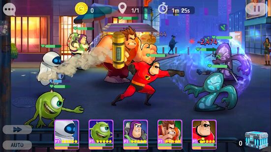 Скачать Disney Heroes: Battle Mode - Мод открытые уровни RU версия 3.0.01 бесплатно apk на Андроид
