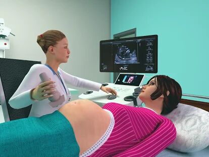 Скачать Pregnant Mother Simulator - Virtual Pregnancy Game - Мод безлимитные монеты Русская версия 5.2 бесплатно apk на Андроид