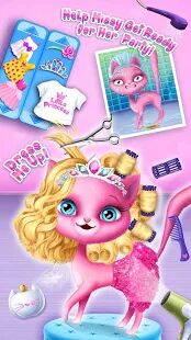 Скачать Cat Hair Salon Birthday Party - Virtual Kitty Care - Мод открытые покупки RUS версия 8.0.80007 бесплатно apk на Андроид