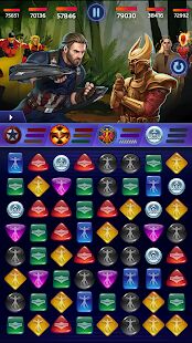 Скачать MARVEL Puzzle Quest: Join the Super Hero Battle! - Мод много монет RUS версия 227.570975 бесплатно apk на Андроид
