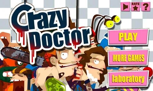Скачать Полоумный Врач - Crazy Doctor - Мод безлимитные монеты RUS версия 1.8 бесплатно apk на Андроид