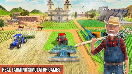 Скачать US Agriculture Farming 3D Simulator: Tractor Cargo - Мод меню Русская версия 1.0 бесплатно apk на Андроид