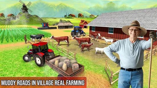 Скачать US Agriculture Farming 3D Simulator: Tractor Cargo - Мод меню Русская версия 1.0 бесплатно apk на Андроид