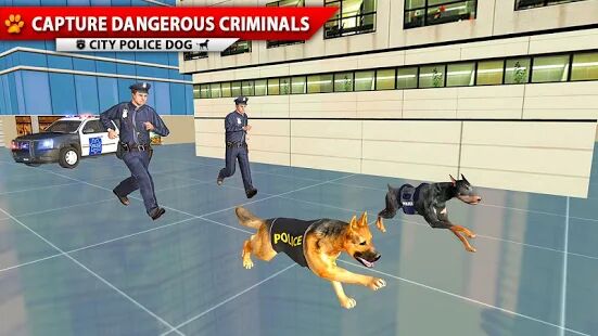 Скачать City Police Dog Simulator, 3D Police Dog Game 2020 - Мод открытые покупки RU версия 1.1.3 бесплатно apk на Андроид