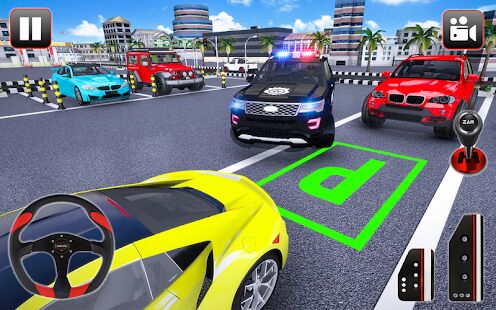 Скачать Полиция Стоянка Приключение - Автомобиль Игры поры - Мод много денег RU версия 1.3 бесплатно apk на Андроид