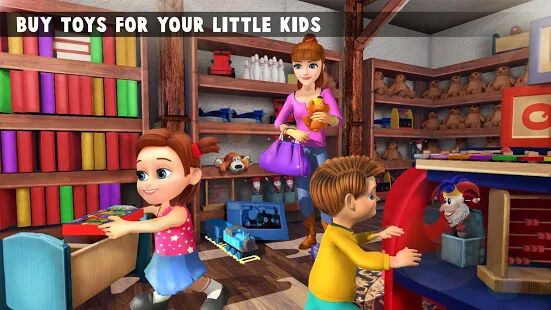 Скачать Virtual Mother New Baby Twins Family Simulator - Мод меню RU версия 2.1.7 бесплатно apk на Андроид