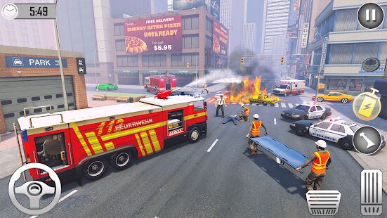 Скачать Игра пожарных: игра пожарная машина 2021 - Мод много денег RUS версия 1.1 бесплатно apk на Андроид