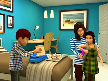 Скачать Family Simulator - Virtual Mom Game - Мод безлимитные монеты RU версия 2.4 бесплатно apk на Андроид