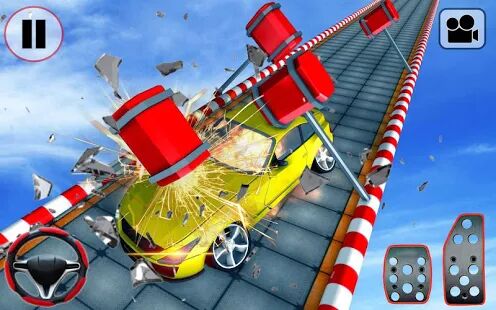 Скачать автомобиль трюк скат раса - автомобиль игры свобод - Мод открытые уровни RU версия 1.1.1 бесплатно apk на Андроид