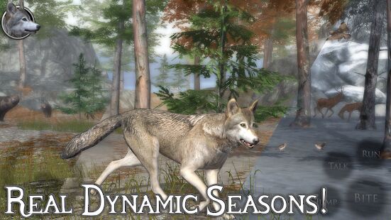 Скачать Ultimate Wolf Simulator 2 - Мод открытые покупки Русская версия 1.5 бесплатно apk на Андроид