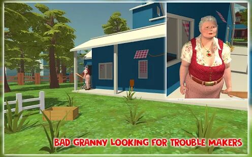 Скачать Bad Granny Angry Neighbor плохая бабка злой гренни - Мод открытые уровни RU версия 1.2.15 бесплатно apk на Андроид