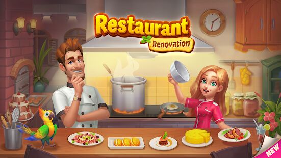 Скачать Restaurant Renovation - Мод открытые покупки RUS версия 3.1.0 бесплатно apk на Андроид