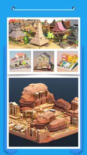 Скачать Pocket World 3D - Assemble models unique puzzle - Мод открытые покупки RU версия 1.8.5.1 бесплатно apk на Андроид