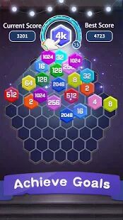 Скачать HexPop: составь 2048, бесплатно игры на логику - Мод открытые уровни RU версия 2.501 бесплатно apk на Андроид