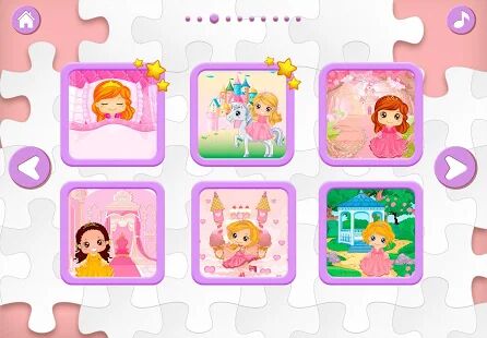 Скачать Детские пазлы для девочек - Мод безлимитные монеты RUS версия 2.0.10.1 бесплатно apk на Андроид