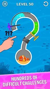 Скачать Water Puzzle - Fish Rescue & Pull The Pin - Мод много монет RUS версия 1.0.27 бесплатно apk на Андроид