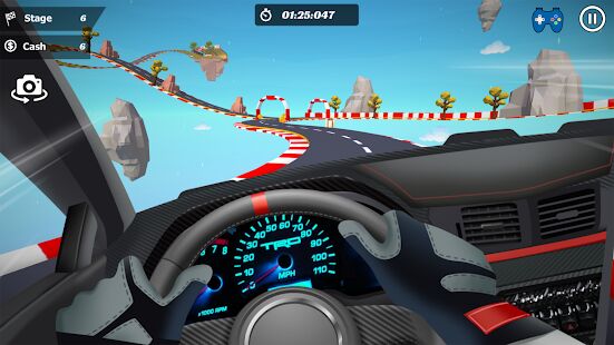 Скачать Car Stunts 3D Free - Extreme City GT Racing - Мод безлимитные монеты RUS версия 0.3.7 бесплатно apk на Андроид