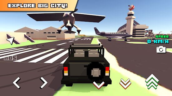 Скачать Blocky Car Racer - бесплатная гоночная игра - Мод меню RU версия 1.33 бесплатно apk на Андроид