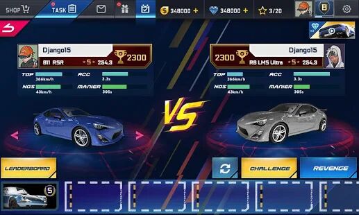 Скачать Street Racing HD - Мод много денег Русская версия 6.1.9 бесплатно apk на Андроид