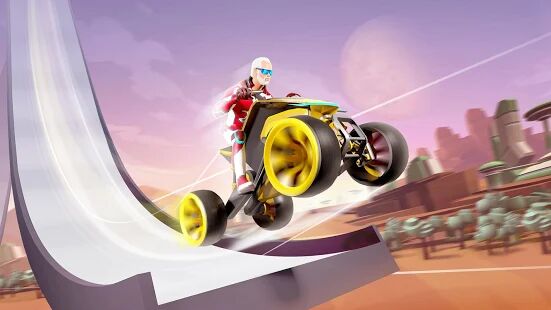 Скачать Gravity Rider Zero - Мод открытые уровни Русская версия 1.42.3 бесплатно apk на Андроид