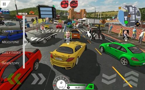 Скачать Car Drivers Online: Fun City - Мод открытые уровни Русская версия 1.15 бесплатно apk на Андроид