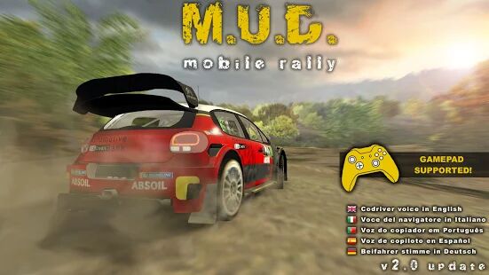 Скачать M.U.D. Rally Racing - Мод открытые покупки RU версия 2.1.0 бесплатно apk на Андроид