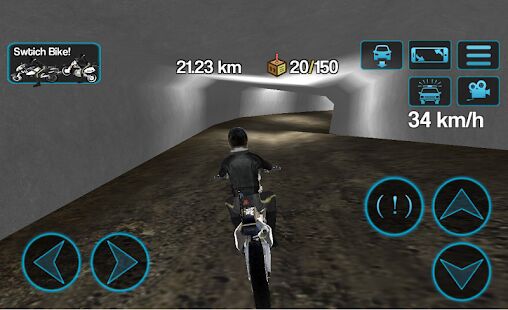 Скачать Police Bike Traffic Rider - Мод много денег RUS версия 1.08 бесплатно apk на Андроид