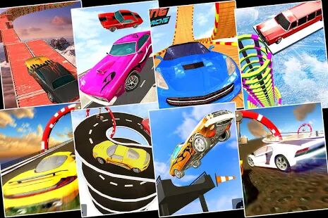 Скачать Impossible GT Car Driving Tracks: Big Car Jumps - Мод открытые покупки Русская версия 1.0 бесплатно apk на Андроид