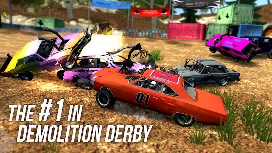 Скачать Demolition Derby Multiplayer - Мод безлимитные монеты RUS версия 1.3.6 бесплатно apk на Андроид