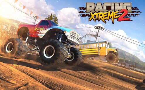 Скачать Racing Xtreme 2: Top Monster Truck & Offroad Fun - Мод много денег RUS версия 1.11.1 бесплатно apk на Андроид