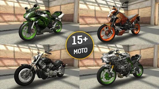 Скачать Moto Racing 3D - Мод безлимитные монеты Русская версия 1.5.12 бесплатно apk на Андроид
