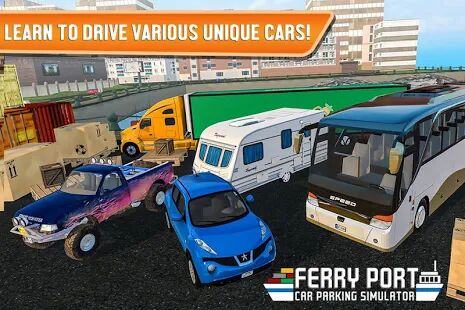 Скачать Ferry Port Trucker Parking Simulator - Мод меню Русская версия 1.3 бесплатно apk на Андроид