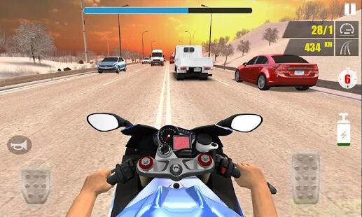 Скачать Traffic Rider 3D - Мод меню RUS версия 1.3 бесплатно apk на Андроид