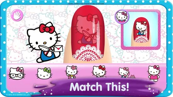 Скачать Маникюрный салон Hello Kitty - Мод много денег Русская версия 1.11 бесплатно apk на Андроид