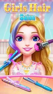 Скачать Парикмахерская для девочек - Мод открытые покупки RUS версия 3.1.5052 бесплатно apk на Андроид